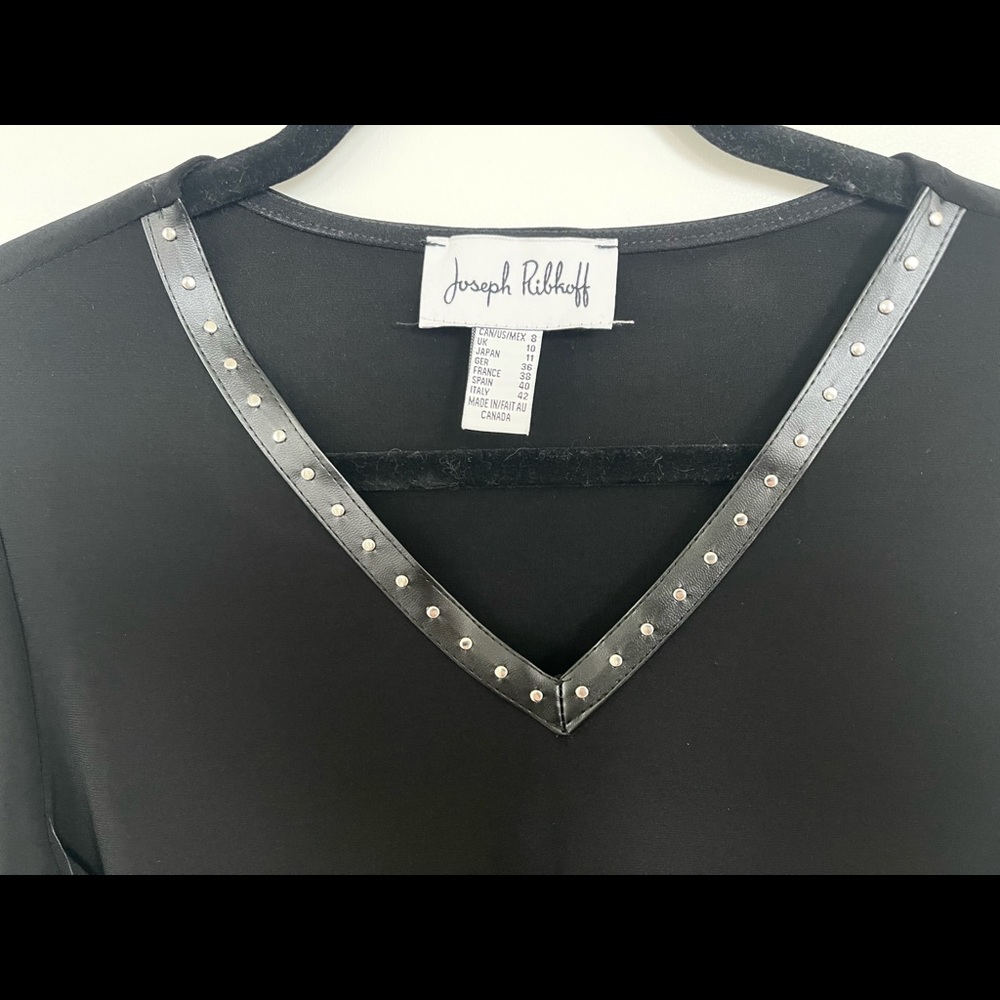 Joseph Ribkoff black top - Picture 4 of 6